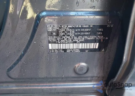 2018 Toyota Rav4 Xle from USA, damaged, VIN 2T3WFREV8JW470257